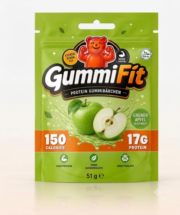 Grüner Apfel Proteingummibärchen